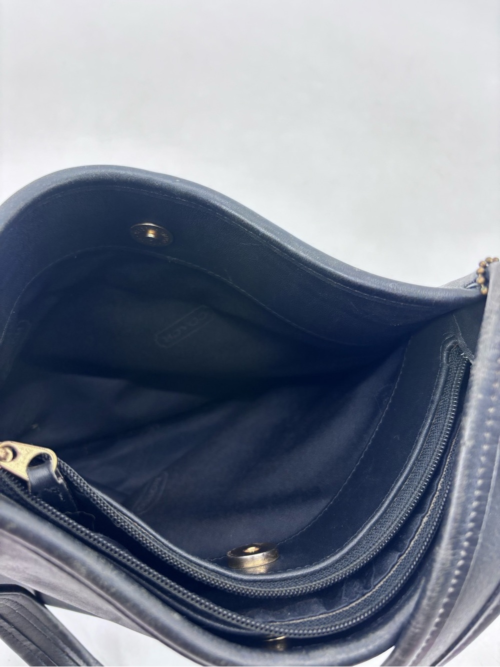 Coach Ergo 9047 Vintage 90s Leather Made In Mexico Compartment Hobo Bucket Bag - Picture 9 of 16